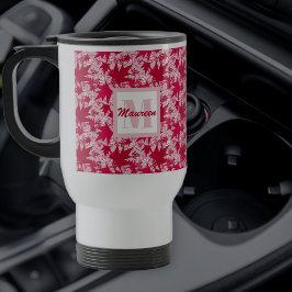 Folhas de Mapeamento em uma Caneca de viagem de Fu