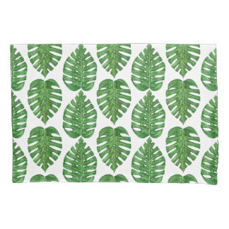 Folhas de Monstera da aguarela