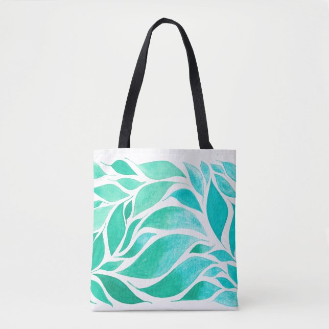 Folhas de Nestling na Bag de Tote do Ombre de Form (Frente)