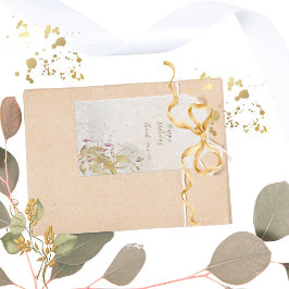 Folhas de ouro e escamudo botânico com etiquetas d