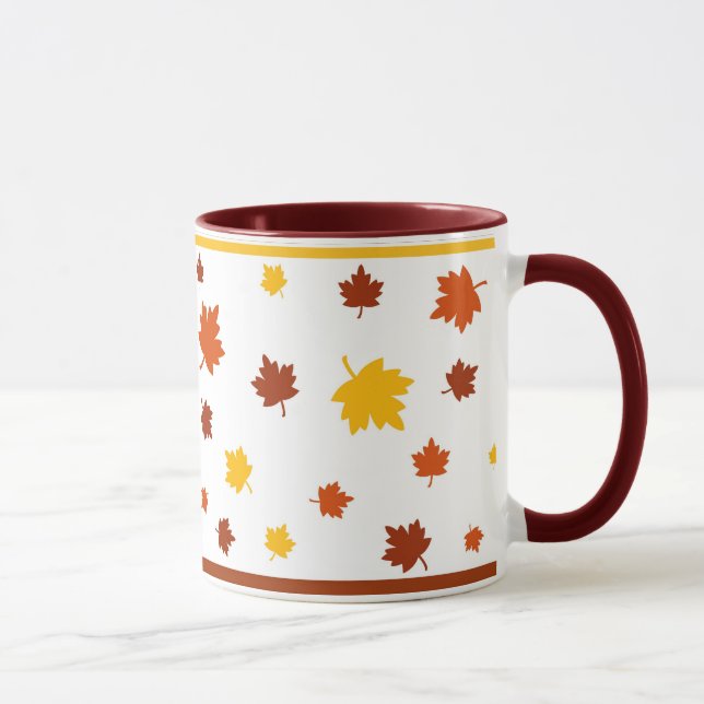 Folhas de outono - caneca (Direita)