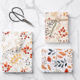 Folhas de outono de Aquarela - Legância de queda s