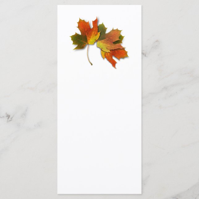 Folhas De Outono De Laranja E Ouro (Frente)