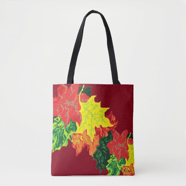 Folhas de outono de Tote Bag (Frente)