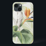 Folhas De Palma Com Pássaro Branco<br><div class="desc">"Avian Paradise II" de Grace Popp. Folhas De Palma Com Pássaro Tropical Branco. | 157016GG</div>