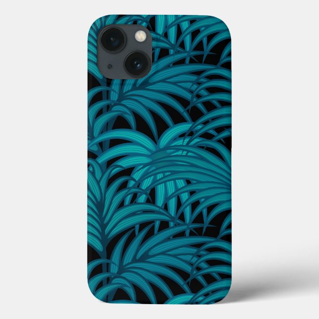 Folhas de Palma Tropicais (Verso)