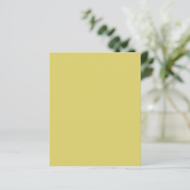Folhas de papel amarelo quente suave (Em pé/Frente)
