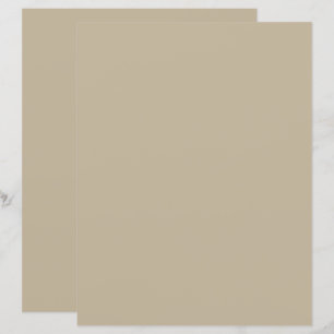 Folhas de Papel   Bege Elegante   Material de Escr