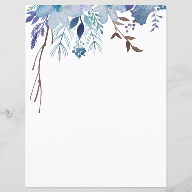 Folhas de papel - Blues de Verão (Frente)