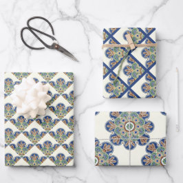 Folhas de papel de enrolamento, conjunto de 3