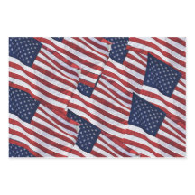 Folhas de papel Flag USA