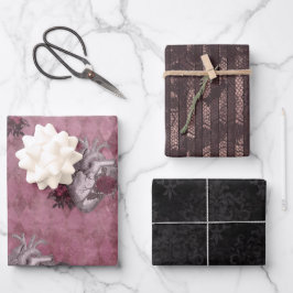 Folhas de Papel Gótica de Quebramento de Lace