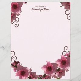 Folhas de Papel Sem Linhas Pêssegos