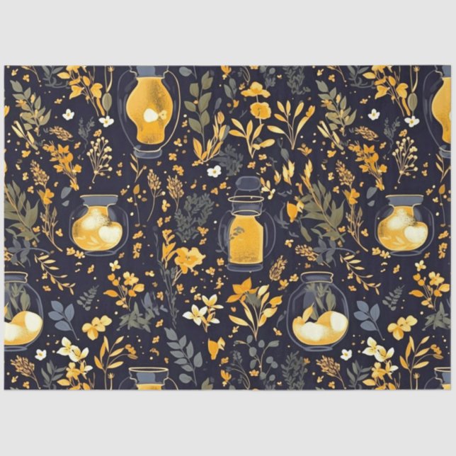 Folhas de Papel Tecido de Desvinculação Plantas Es (Frente )