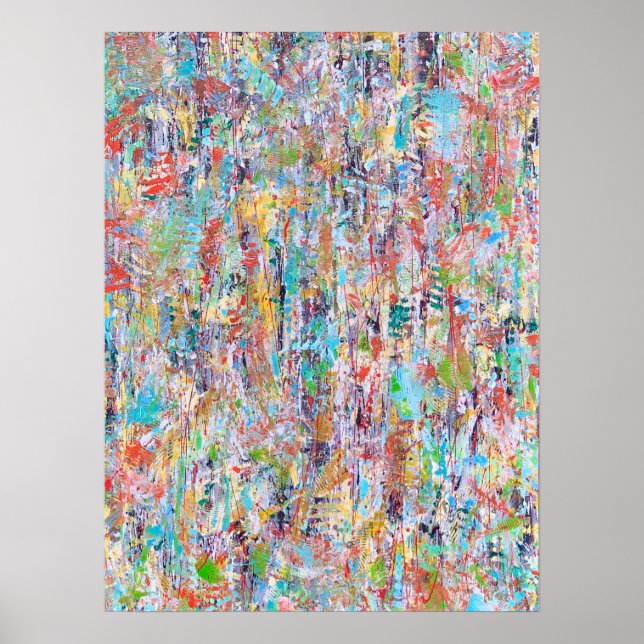 Folhas de queda 18 x 24 Poster (Frente)