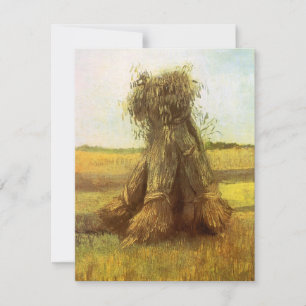 Folhas de trigo de Vincent van Gogh