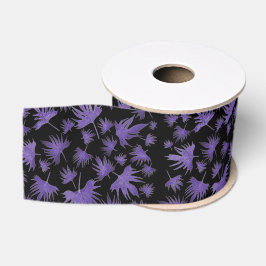 Folhas de vinha de canário roxo