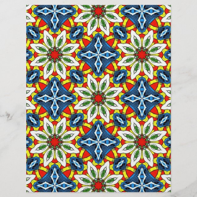 Folhas e Diamantes de Papel Escrapbook (Frente)