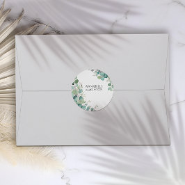 Folhas Elegantes de Aquarela Adesivos