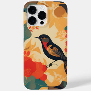 Folhas florais de aves vivas