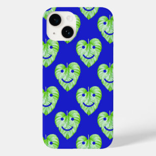 Folhas sorridentes bonitas capas de iphone de casa