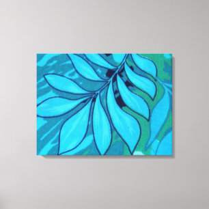 FOLHAS TROPICAIS 3 Canvas inicial do painel Arte d