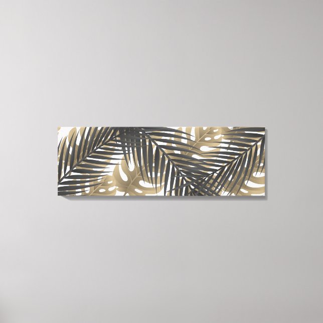 Folhas tropicais de parede canvas (Frente)