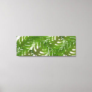 Folhas tropicais de parede canvas