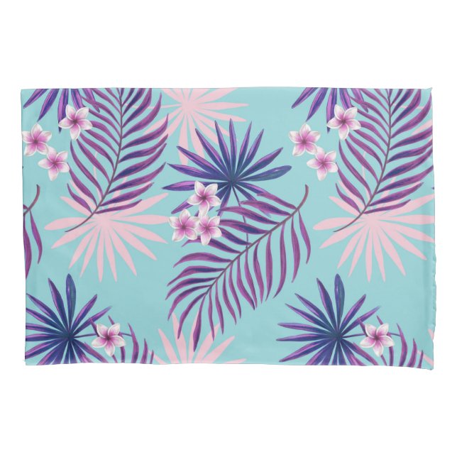 Folhas tropicais e flores 2 (Frente-Esquerda)