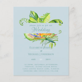 Folhas Tropicais Mais Baratas Casando Recepção Lua