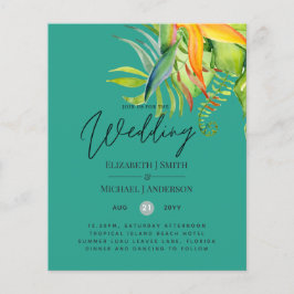 Folhas Tropicais Mais Baratas Casando Recepção Lua