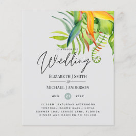 Folhas Tropicais Mais Baratas Casando Recepção Lua