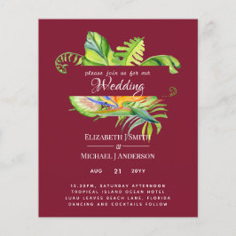 Folhas Tropicais Mais Baratas Casando Recepção Lua