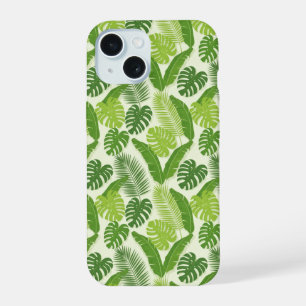 Folhas Tropicais & Padrão Sem Costura Monstera