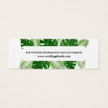 Folhas tropicais | Sítio Web Casamento