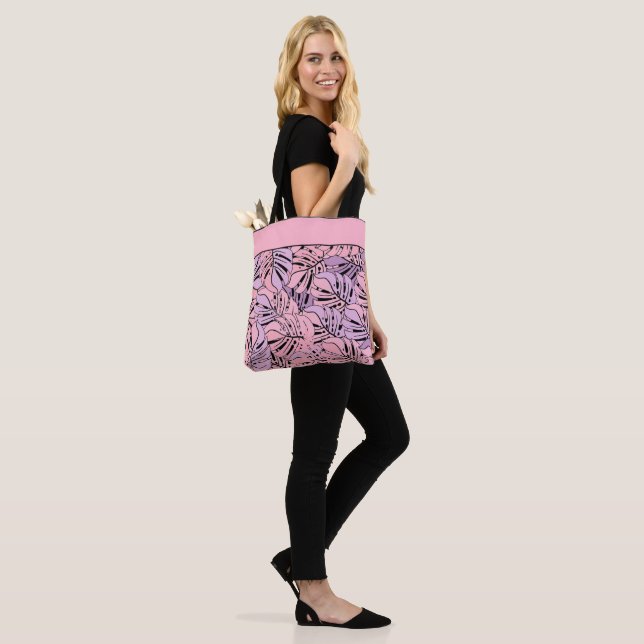 Folhas Tropicais Tote Bag (No(a) Modelo)