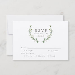 Folhas Vines Aquarela | RSVP Rústico