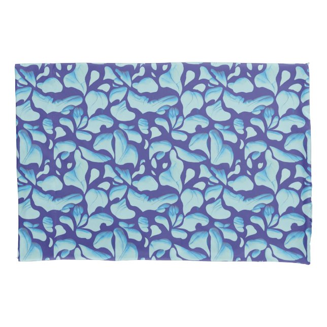 Folhas voadoras | Padrão de Folha Azul (Frente)