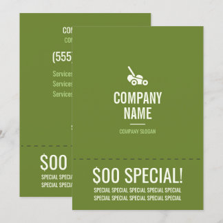 Folheto 5 x 7 de assistência técnica