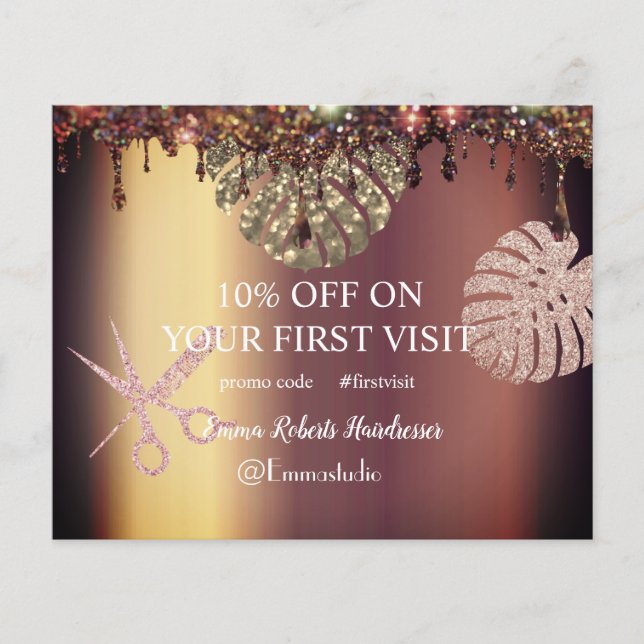 Folheto Clássico da Oferta de Venda de Desconto (Frente)