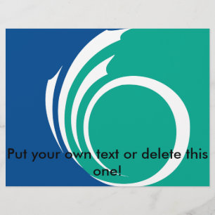 Folheto com Bandeira de Ottawa, Canadá