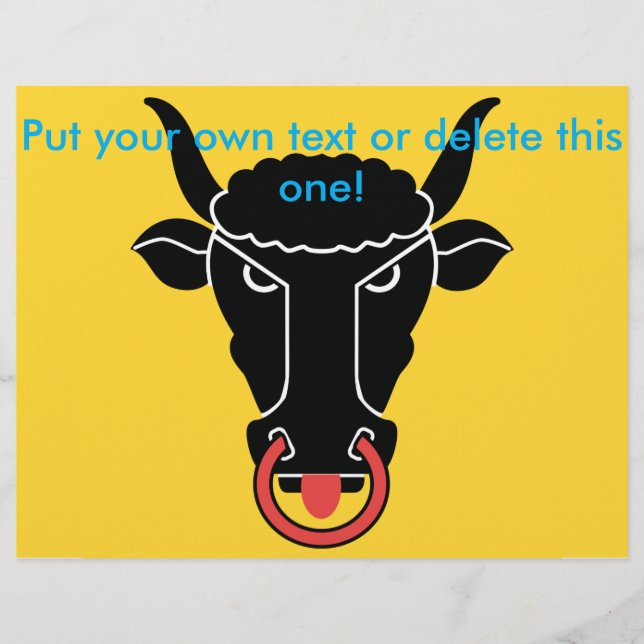 Folheto com bandeira do cantão de Uri, Suiça (Frente)