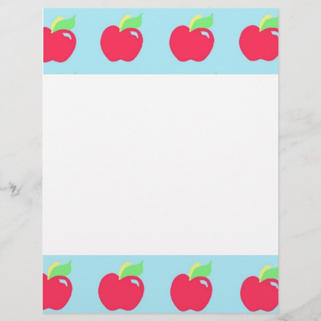 Folheto com Design de 8,5" x 11" da Apple (Frente)