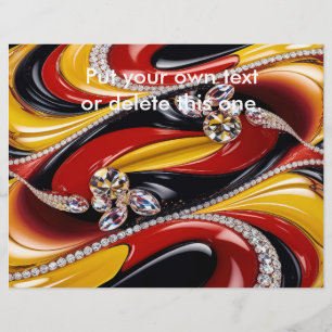 Folheto com Design de cores belgas