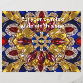 Folheto com Design de cores Colômbia