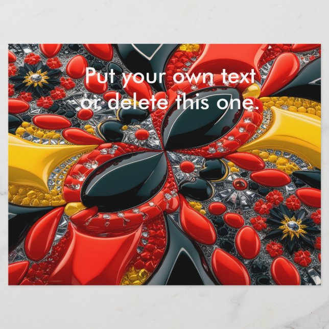 Folheto com Design de cores da Alemanha (Frente)