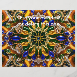 Folheto com Design de cores do Brasil