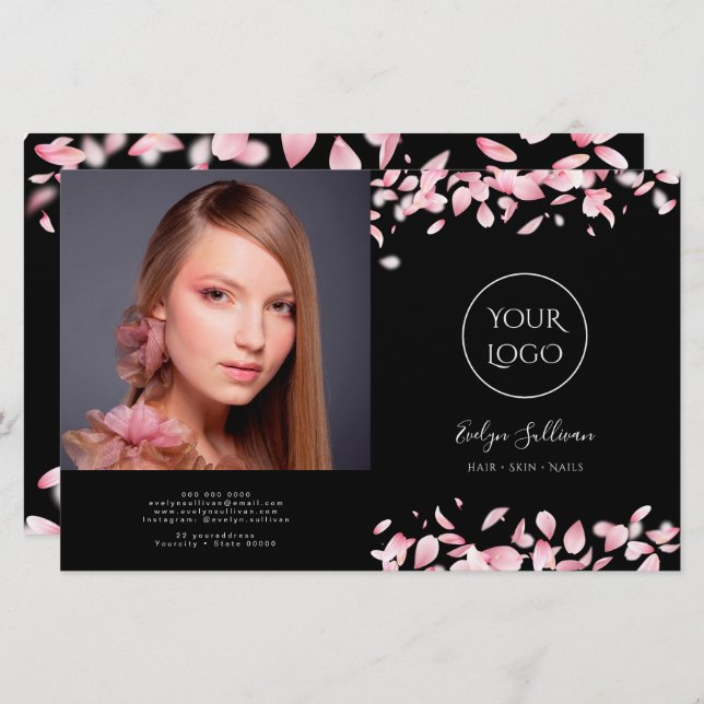 Folheto das pétalas em queda (Frente/Verso)