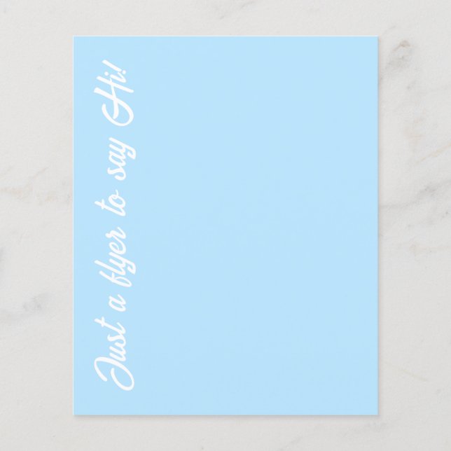 Folheto de 4,5" x 5,6" (Verso)