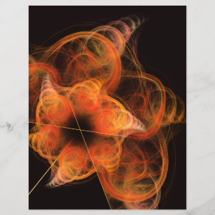 Folheto de Abstrato de Arte de Obras Leves